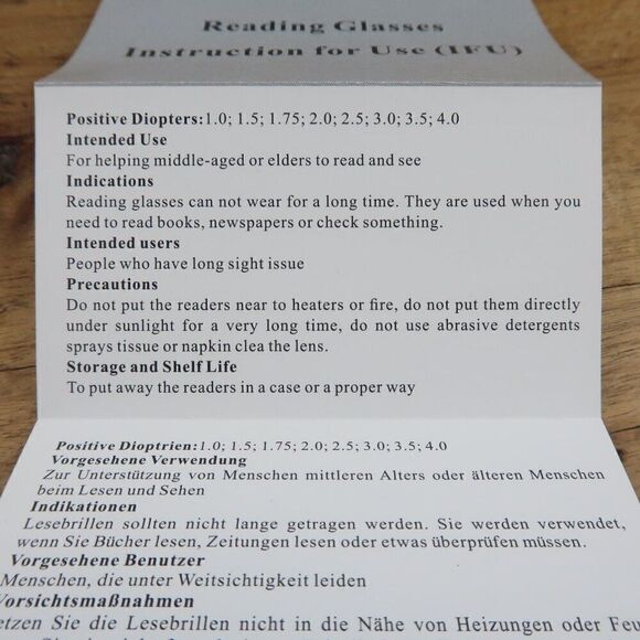RETRO TRENDY WHITE CLEAR READER GLASSES +2.50 NWT - Picture 7 of 7